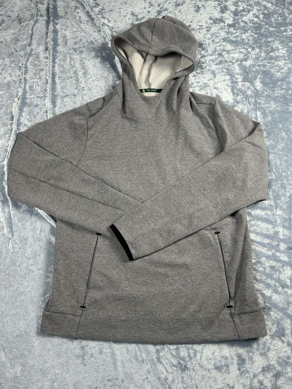 Tek Gear Essential Fleece Hoodie Gray XL 18/20